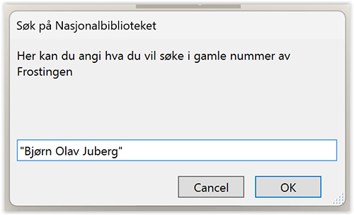 Frostingen søk Nasjonalbiblioteket
